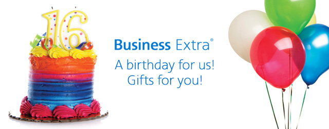 A birthday for us! Gifts for you!