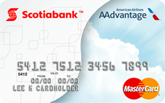 scotiabank aadvantage mastercard card credit cards scotia airlines american miles program enjoy ll also offer limited