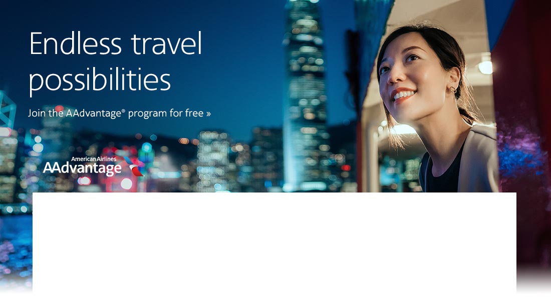 Join the AAdvantage program for free