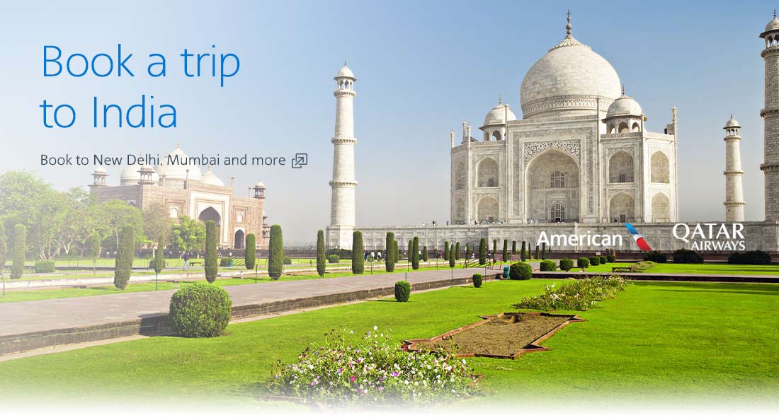 Book a trip to India. Book to New Delhi, Mumbai and more. Opens another site in a new window that may not meet accessibility guidelines.