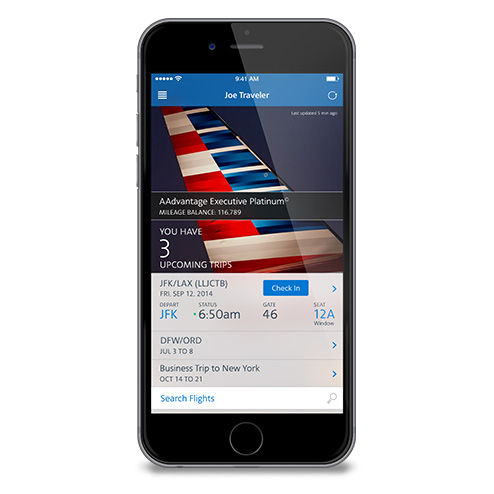 american airlines travel app