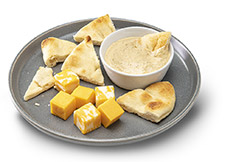 Dip & Cheese Mezze Plate for purchase on board